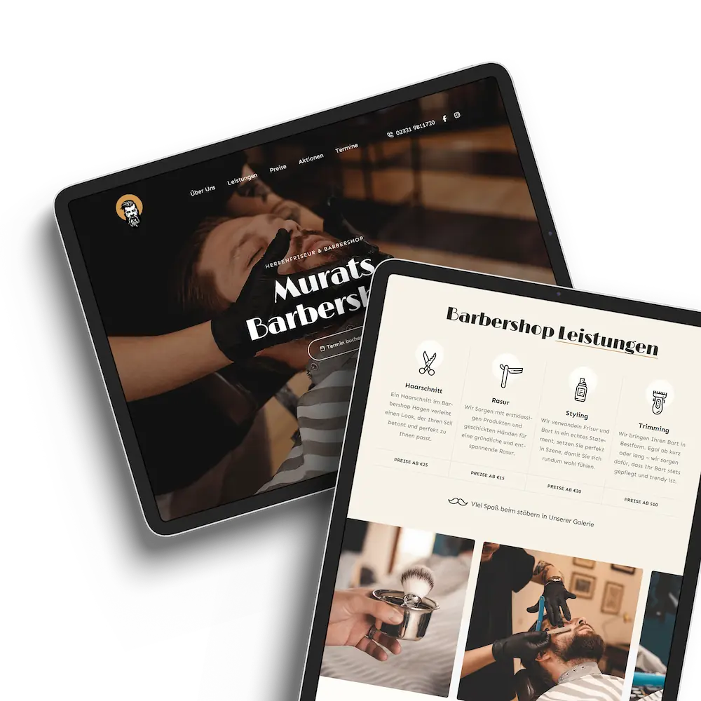 Webdesign für Barbershops