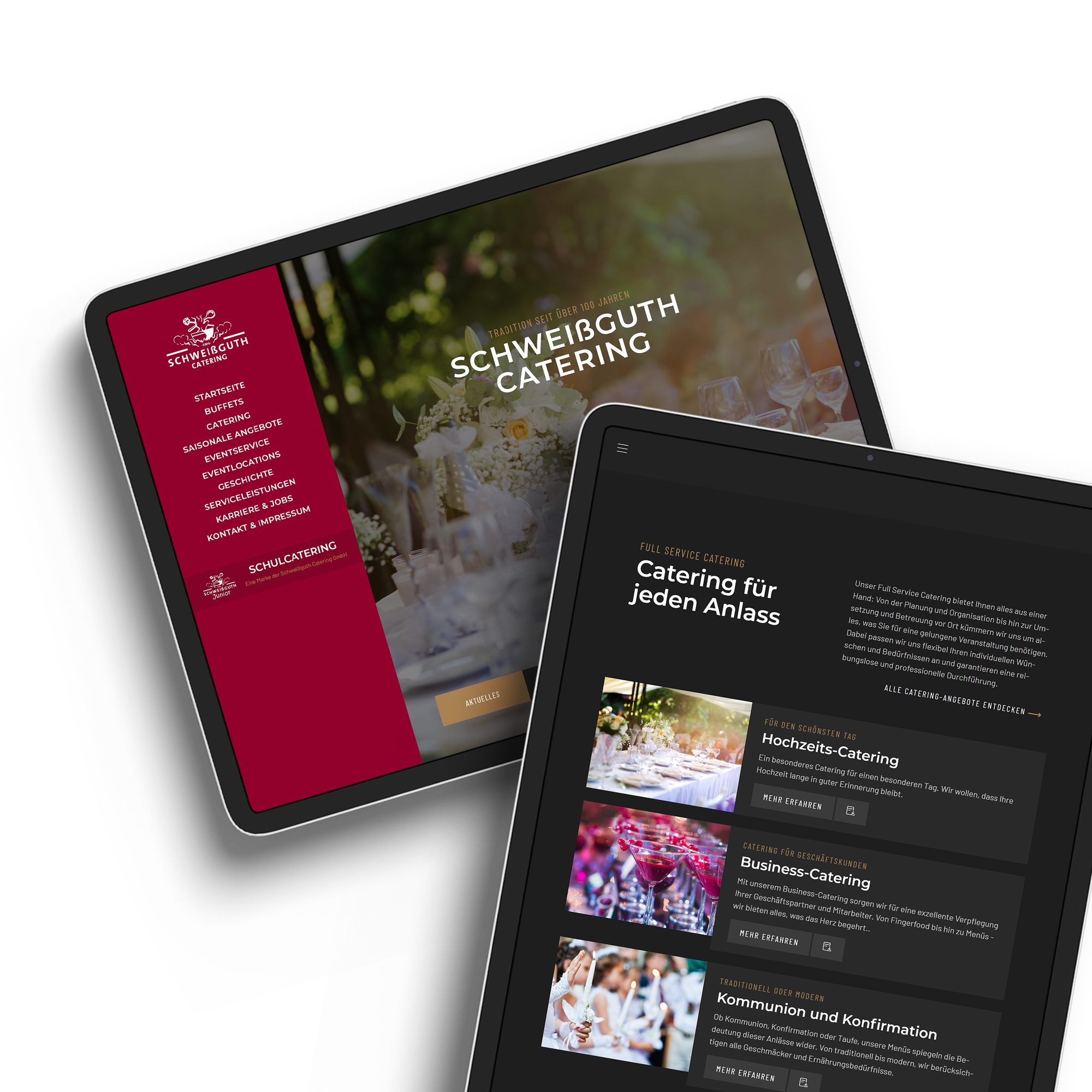 Webdesign für Catering