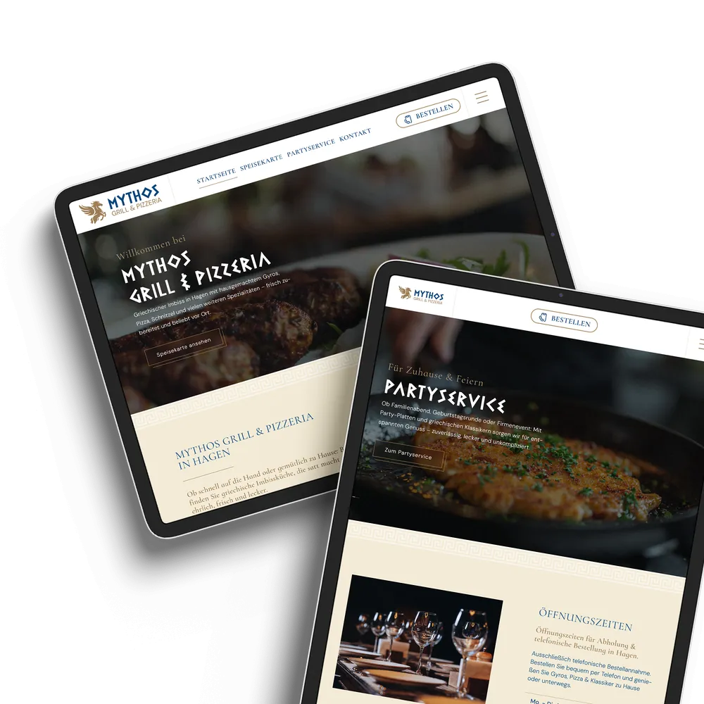Webdesign für Imbiss & Lieferdienst