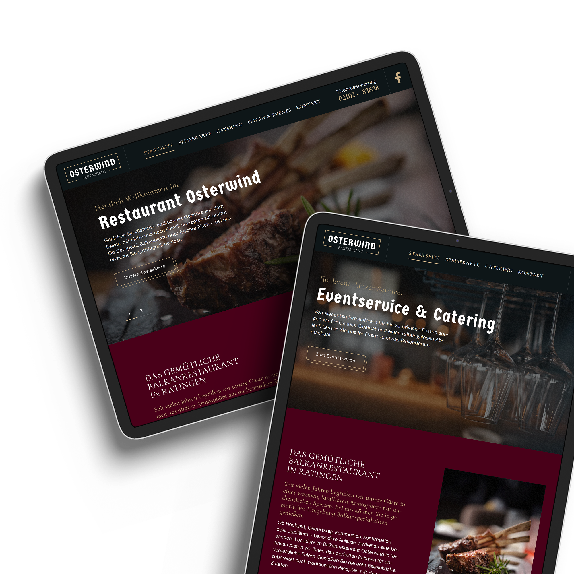 Webdesign für Restaurants und Gastronomie