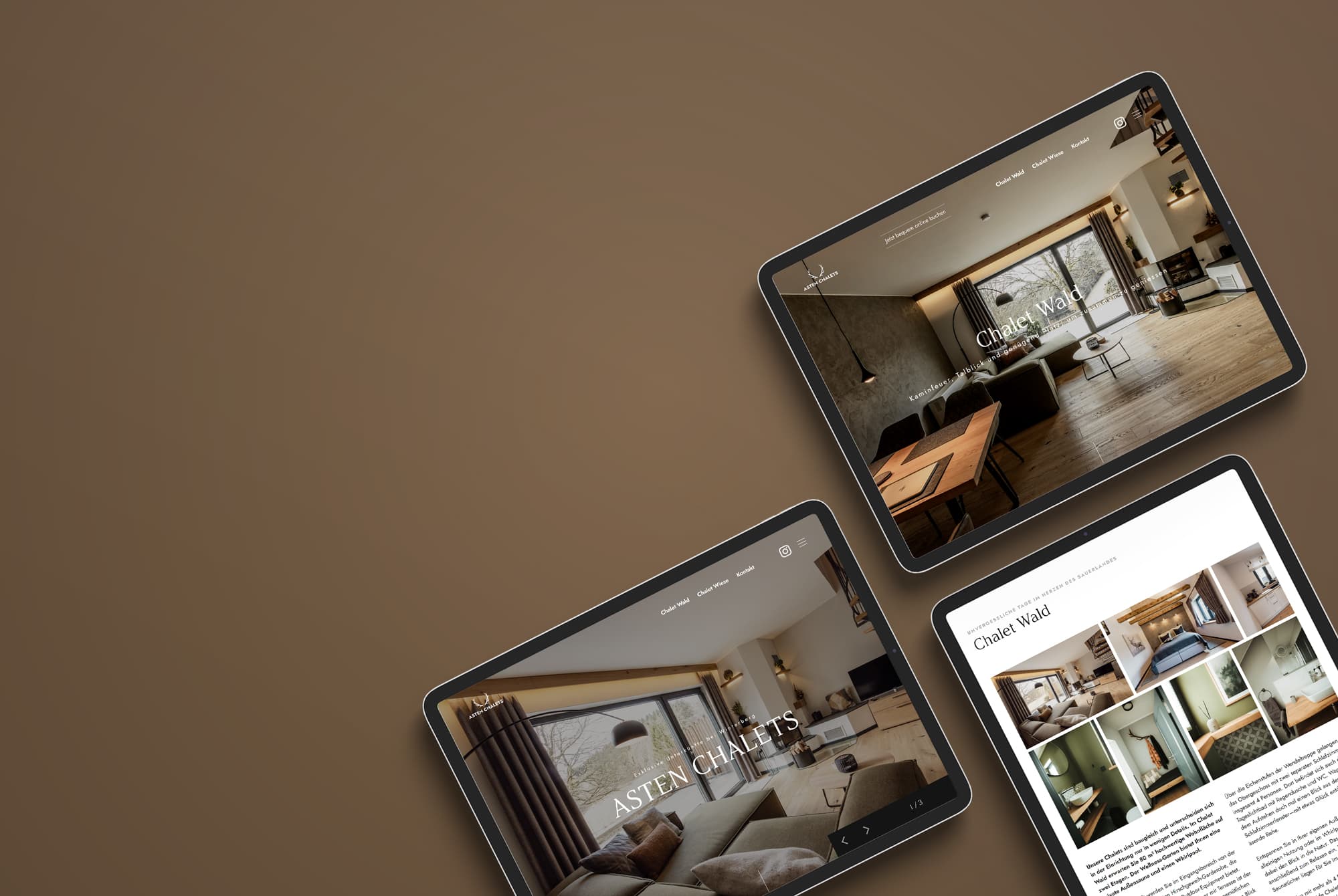 Webdesign Asten Chalets Winterberg