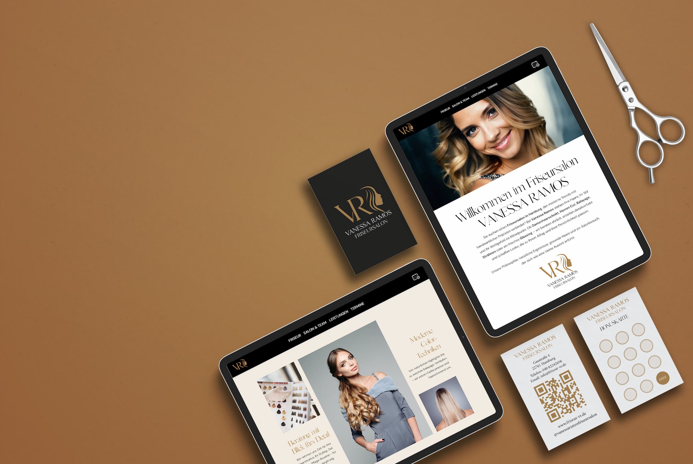 Webdesign-Referenz Friseursalon Hamburg